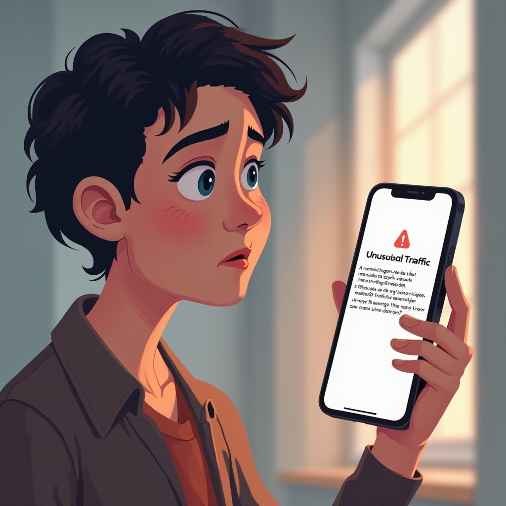 لقد اكتشفت أنظمتنا حركة مرور غير عادية على الآيفون