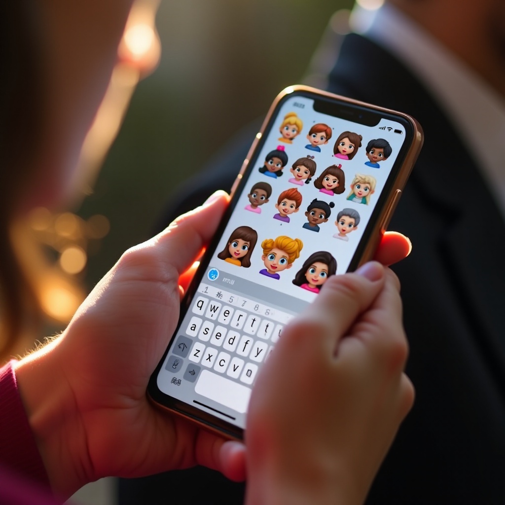 bitmoji na klávesnici