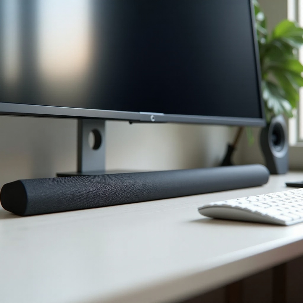 barra de sonido para computadora de escritorio