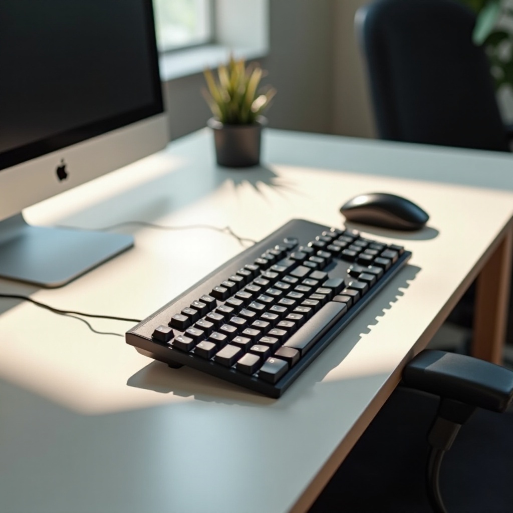 hinating keyboard na may mouse