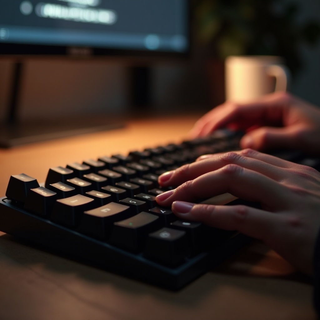 teclados ruidosos